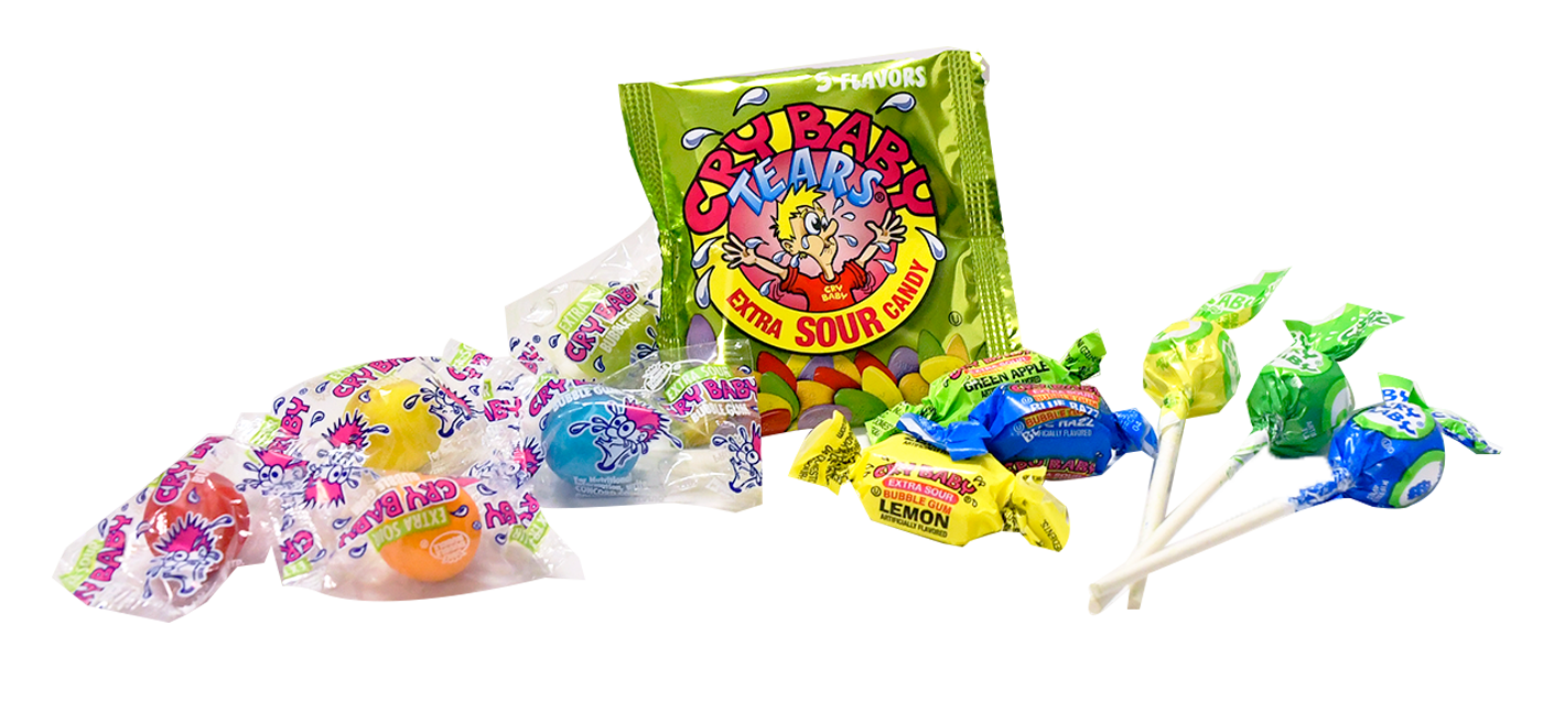 Cry Baby Extreme Sour Halloween 50 piece Mix 11 oz. Bag