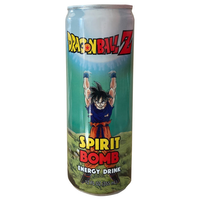 Dragon Ball Z Goku Spirit Bomb Energy Drink, 12 fl Ounce Can - 12 Count Case