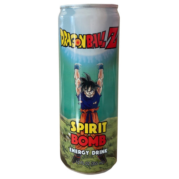 Dragon Ball Z Goku Spirit Bomb Energy Drink, 12 fl Ounce Can - 12 Count Case