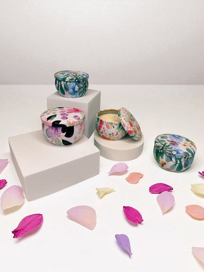 Small Tin Candles by Moon Water Apothecary! - Great for next to bath or small spaces!
