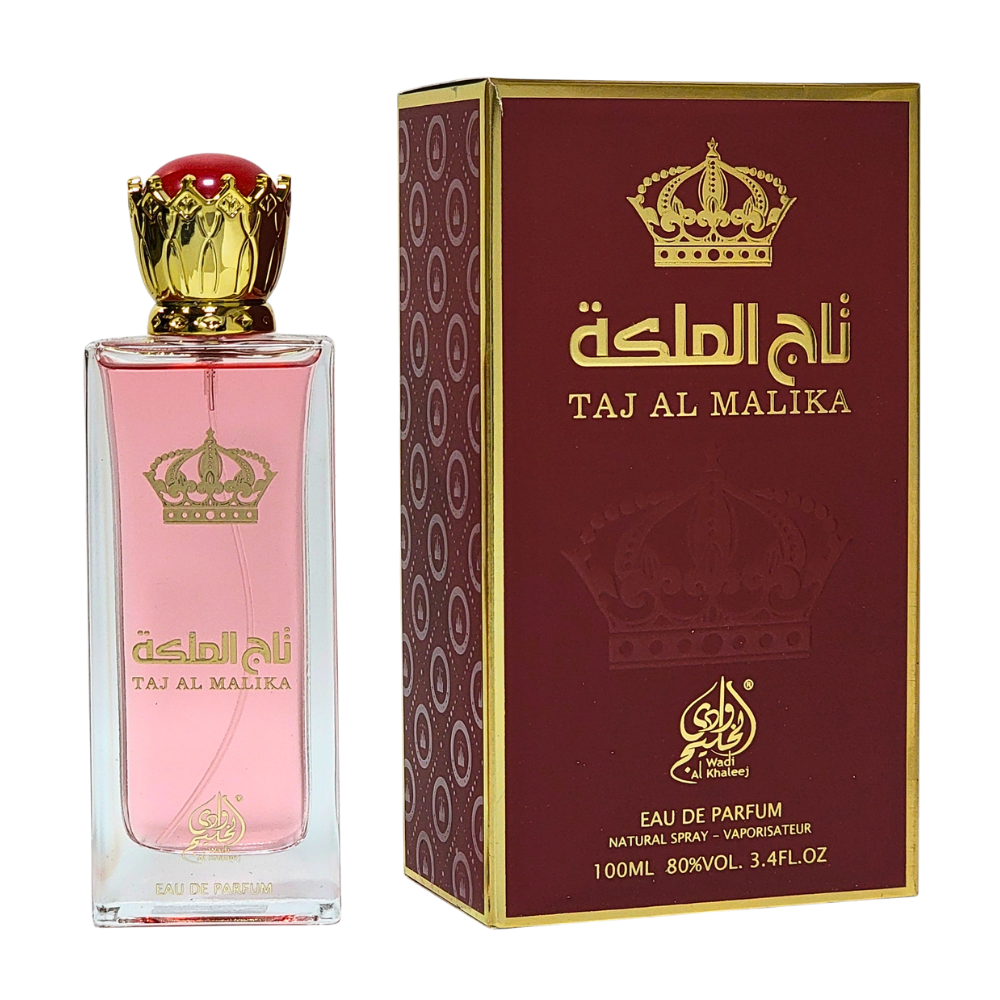 Wadi Al Khaleej Taj Al Malika (Red) Eau De Parfum Unisex Perfume, 100 ml