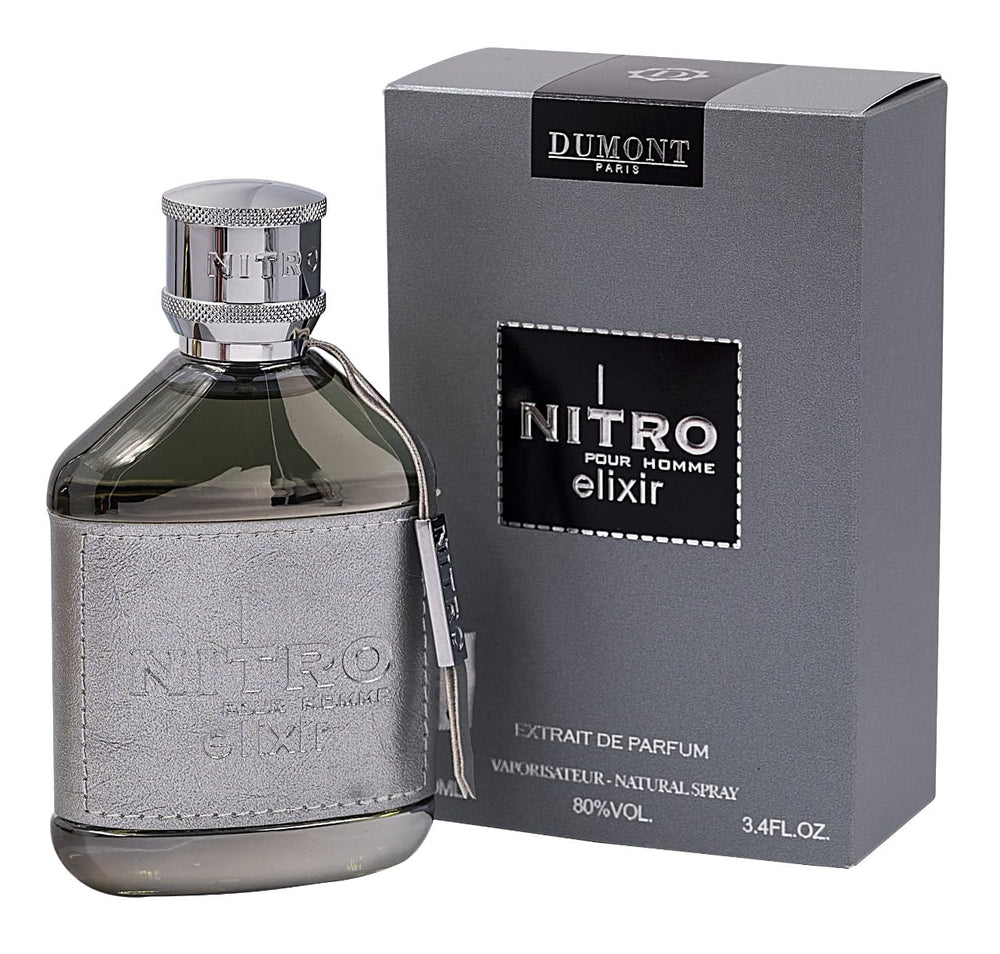 Dumont Nitro Elixir Pour Homme Extrait de Parfum 3.4 oz