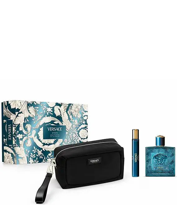 Eros By Versace For Men 3Pcs Set EDP Spray