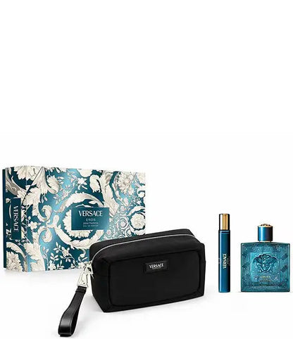 Eros By Versace For Men 3Pcs Set EDP Spray