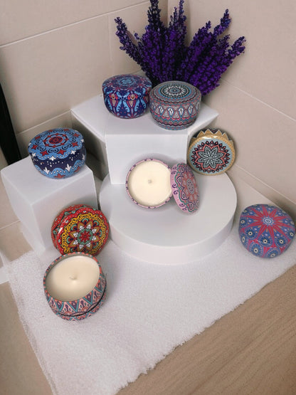 Small Tin Candles by Moon Water Apothecary! - Great for next to bath or small spaces!