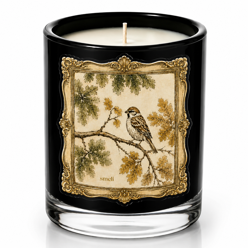 Smeli 9 Ounce Soy Wax Candle, Songbird Candle