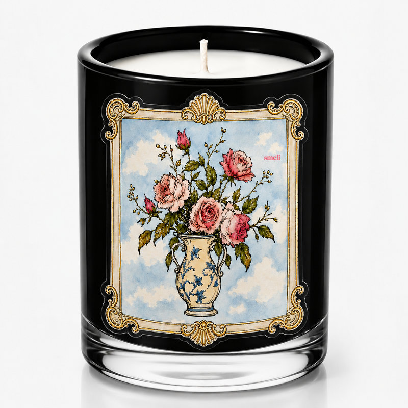Smeli 9 Ounce Soy Wax Candle, Ever After Candle