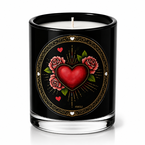 Smeli 9 Ounce Soy Wax Candle, Vow Candle
