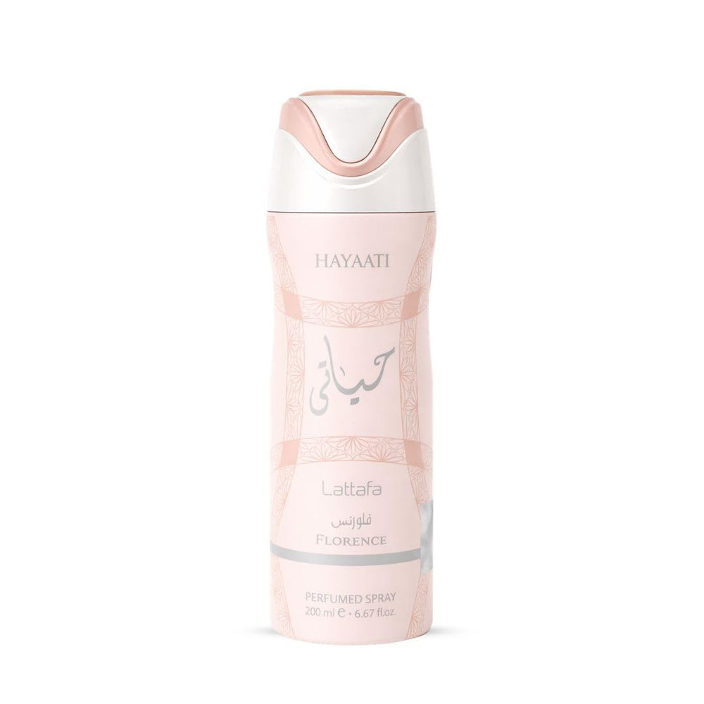 Lattafa Hayaati Florence Perfumed Body Spray for Women, 200 ml/6.67 fl.oz.