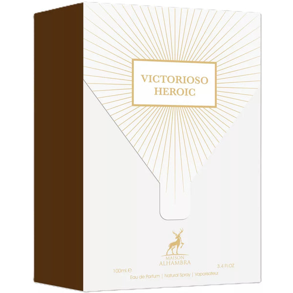 Maison Alhambra Victorioso Heroic Eau de Parfum Spray for Men, 100 ml