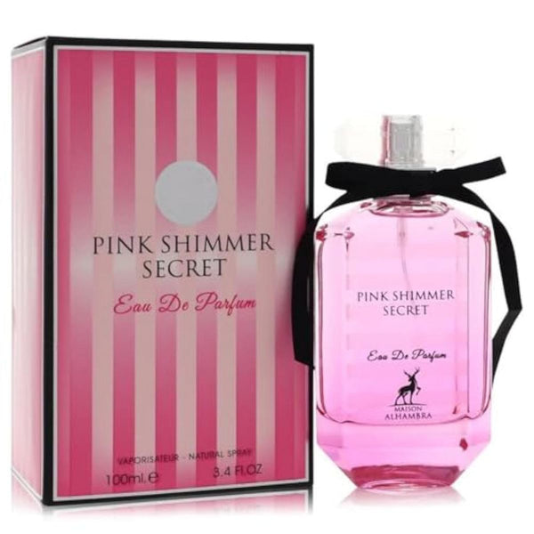 Maison Alhambra Pink Shimmer Secret Eau de Parfum Spray for Women, 100 ml