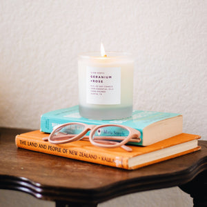 Geranium + Rose - Signature Candle