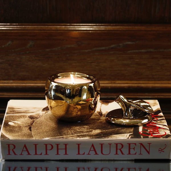 Gold Malus Apple Candle