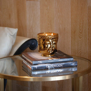 Gold Buddha Candle