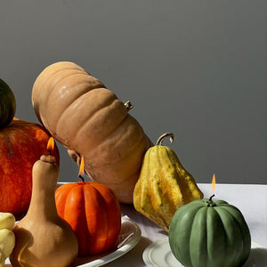 Pumpkin Candle - Green