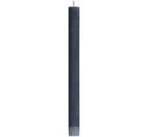 British Colour Standard 25cm / 10'' H Gunmetal Grey Eco Dinner Candles, Gift Box of 6
