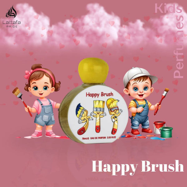 Lattafa Pride Happy Brush Eau de Parfum Spray Unisex Perfume, 75 ml