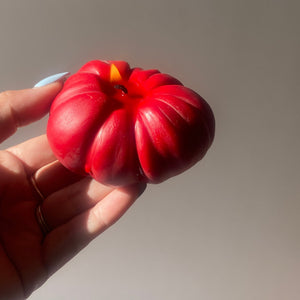 Mini Tomato Candle - Red