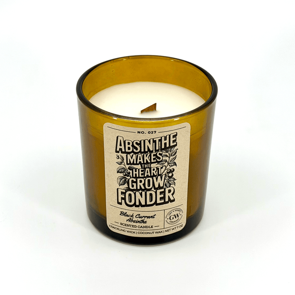 Absinthe Makes the Heart Grow Fonder — Black Currant & Absinthe Candle