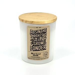 Absinthe Makes the Heart Grow Fonder — Black Currant & Absinthe Candle