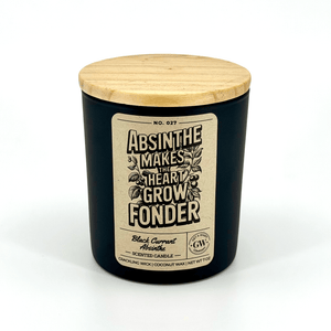 Absinthe Makes the Heart Grow Fonder — Black Currant & Absinthe Candle