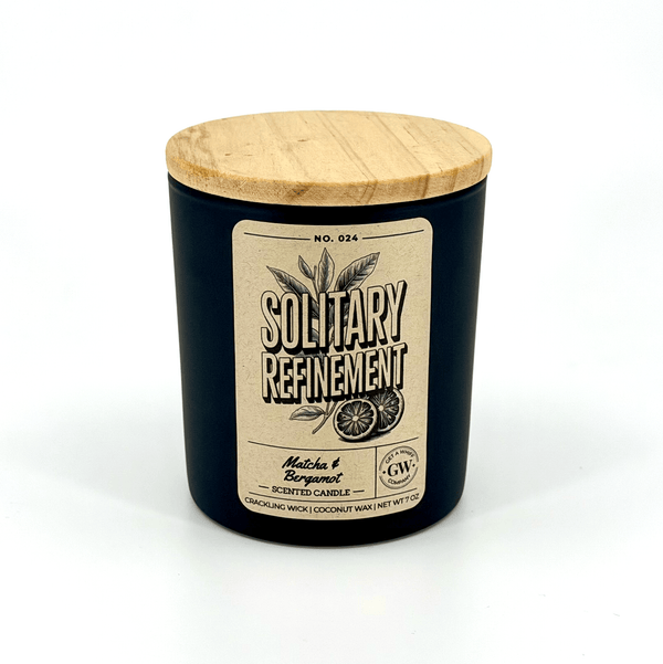 Solitary Refinement — Matcha & Bergamot Candle
