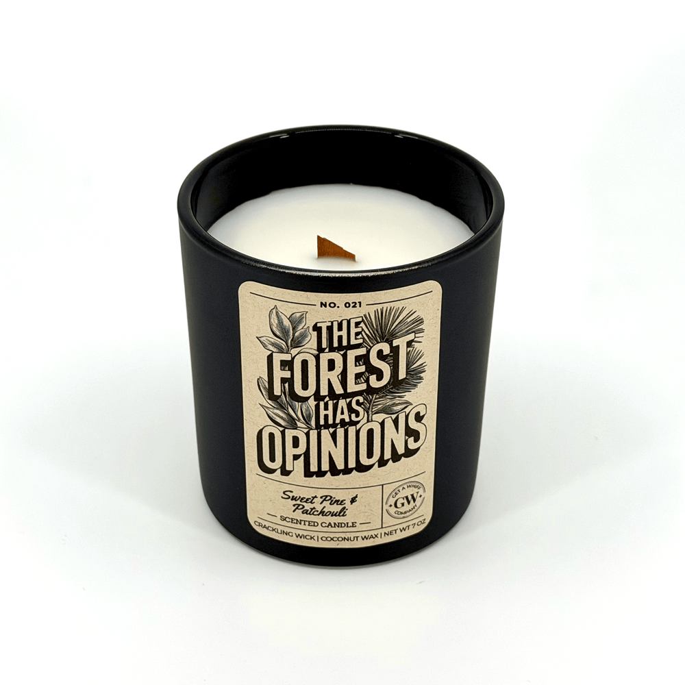 The Forest Has Opinions — Sugar Pine & Patchouli Candle
