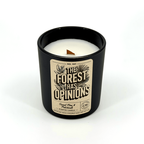 The Forest Has Opinions — Sugar Pine & Patchouli Candle