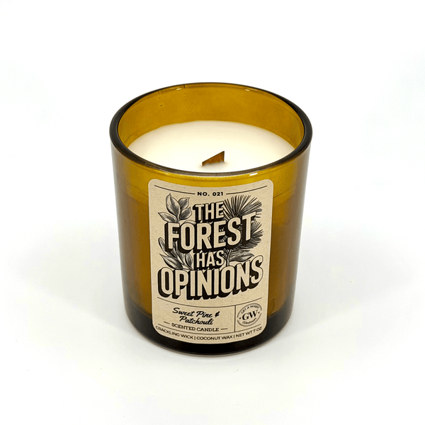 The Forest Has Opinions — Sugar Pine & Patchouli Candle
