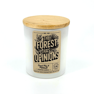 The Forest Has Opinions — Sugar Pine & Patchouli Candle