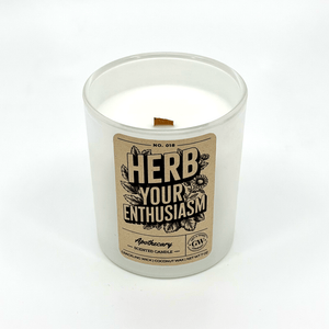 Herb Your Enthusiasm — Apothecary Candle