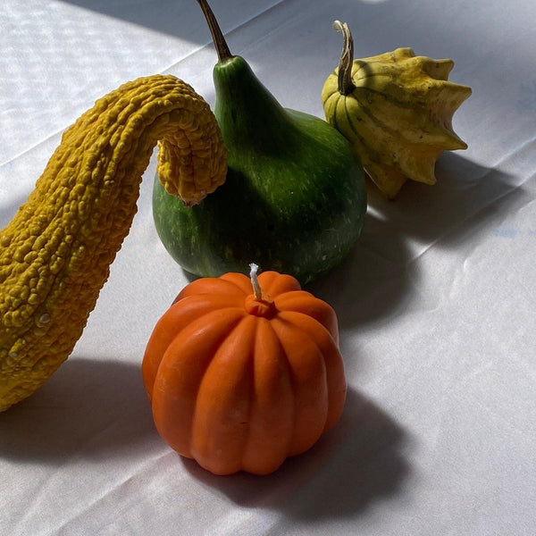 Pumpkin Candle - Orange