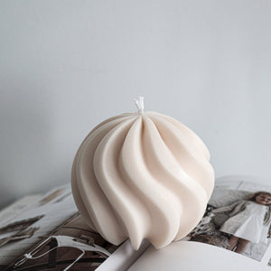 Swirl Ball Candle