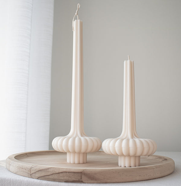 Tutu Pillar Candle Set, Elegant Soy Pillar Candles