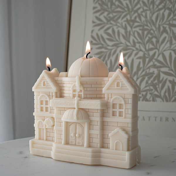Castle Candle | Winter Village Candle
