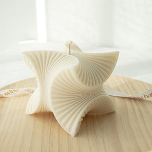 Geometric Cube Candle, Abstract Home Decor