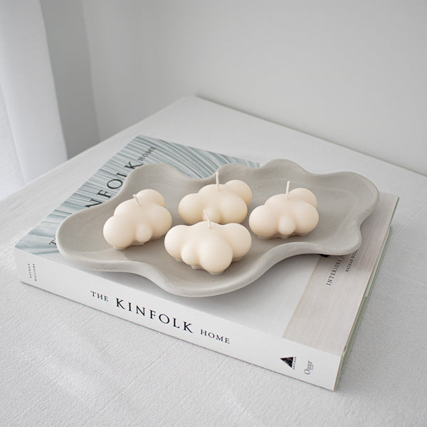 Cloud Shaped Candles, Aesthetic Home Decor