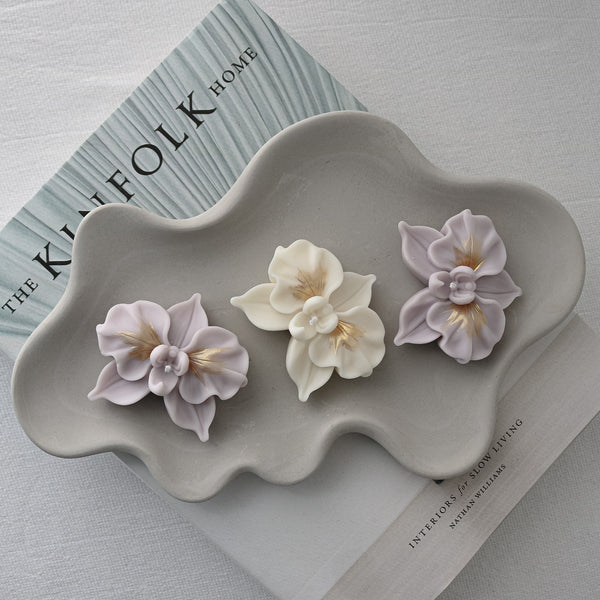 Orchid-Shaped Mini Candles | Floral Party Favor Candles
