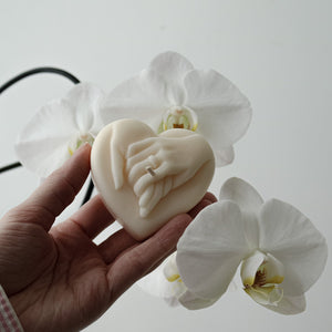 Wedding Candle Favors | Hand in Hand Soy Candles for Bridal Shower