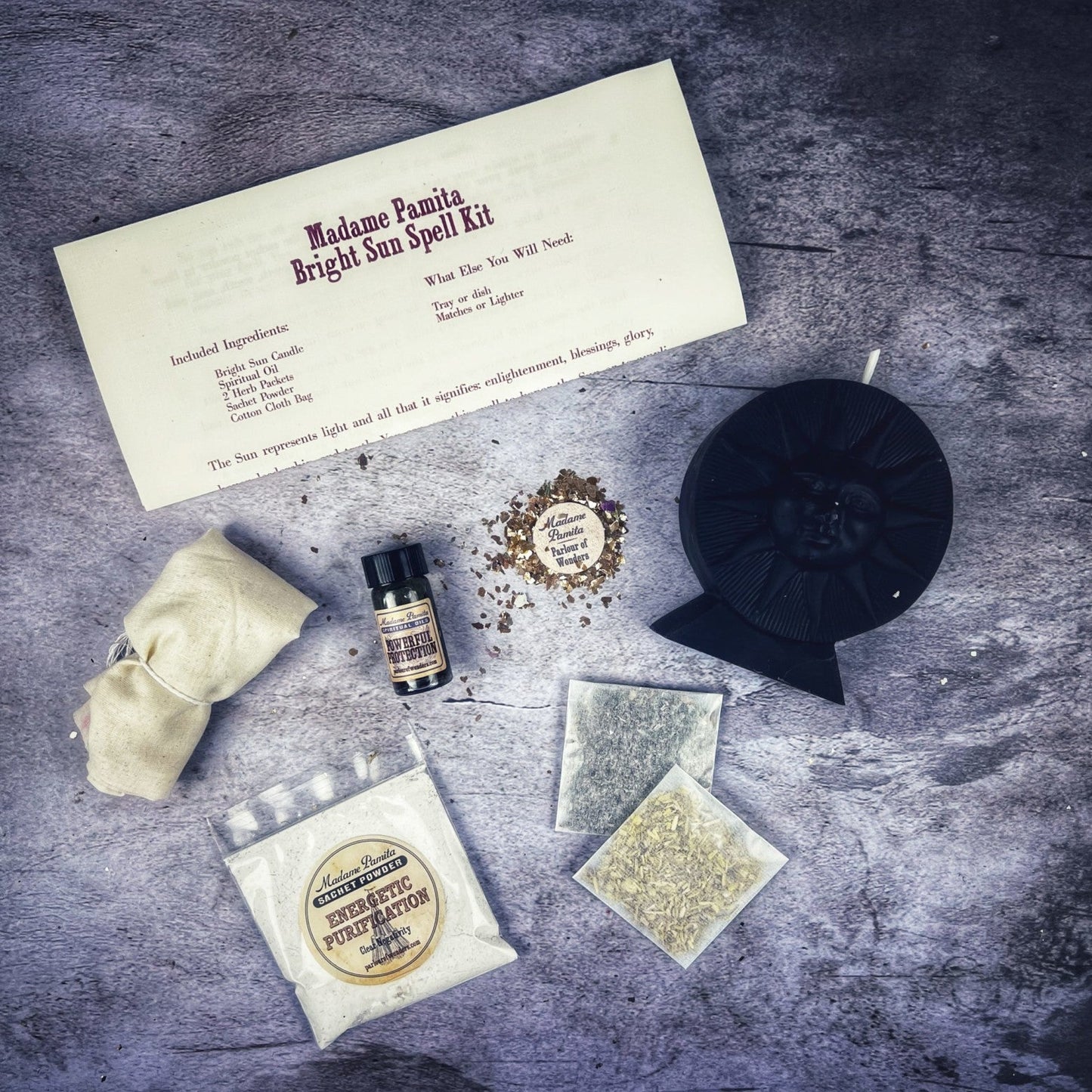 Bright Sun Candle Spell Kit - Success, Fame & Radiant Energy