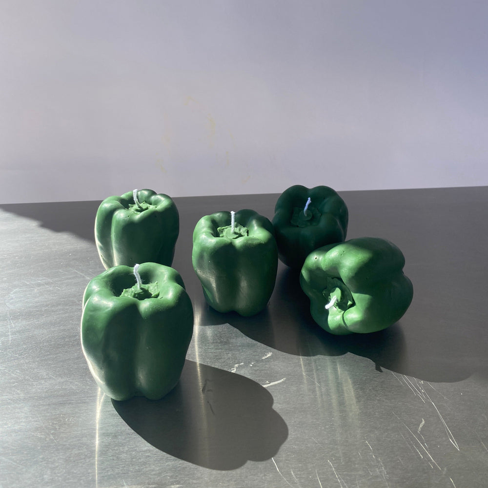 Bell Pepper Candle - Green