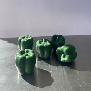 Bell Pepper Candle - Green