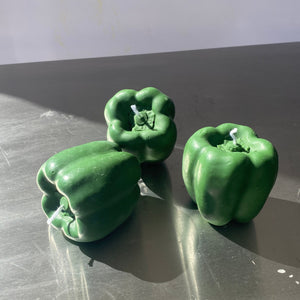 Bell Pepper Candle - Green