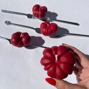 Mini Tomato Candle - Red