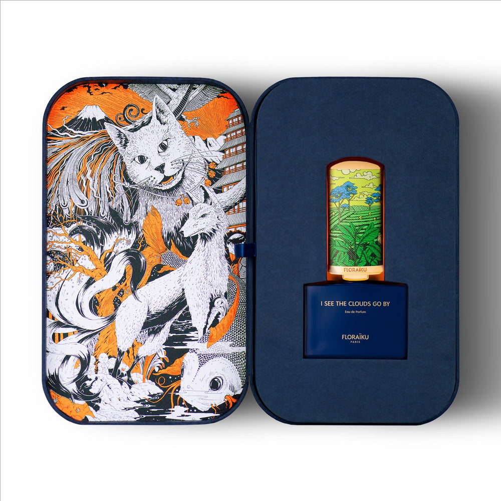 Floraiku Bento Box, I SEE THE CLOUDS GO BY Eau de Parfum 50ml + 10ml with Travel Case