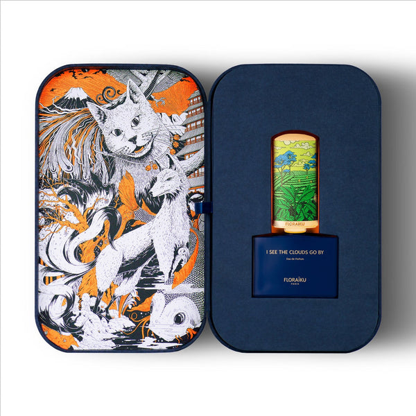 Floraiku Bento Box, I SEE THE CLOUDS GO BY Eau de Parfum 50ml + 10ml with Travel Case