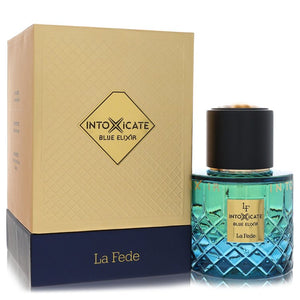 Khadlaj La Fede Intoxicate Blue Elixir by Khadlaj Eau De Parfum Spray 3.4 oz for Men