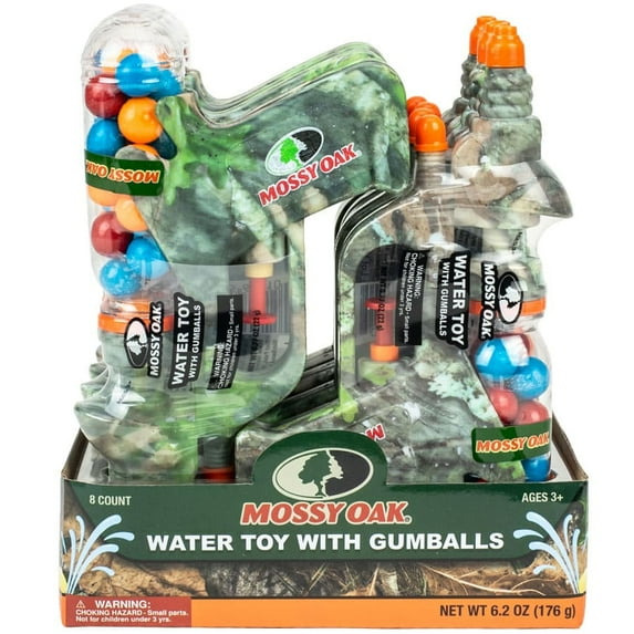 Koko's Mossy Oak Water Toy with Gumballs, 0.77 Ounce - 8 Count Display Box