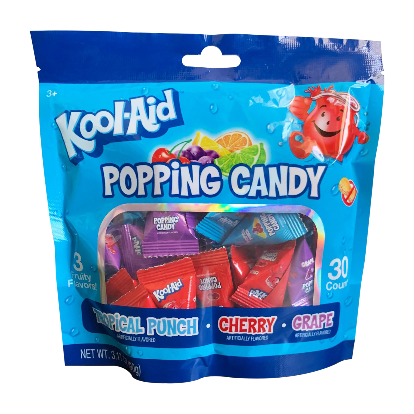 Popping Candy, Individual Packets of Candies, 3.17 Ounce Gusset Bag, 30 count