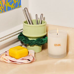 Lohn Scented Candle - ESEN, Basil & Mint, 7.5 Ounce/50 Hours